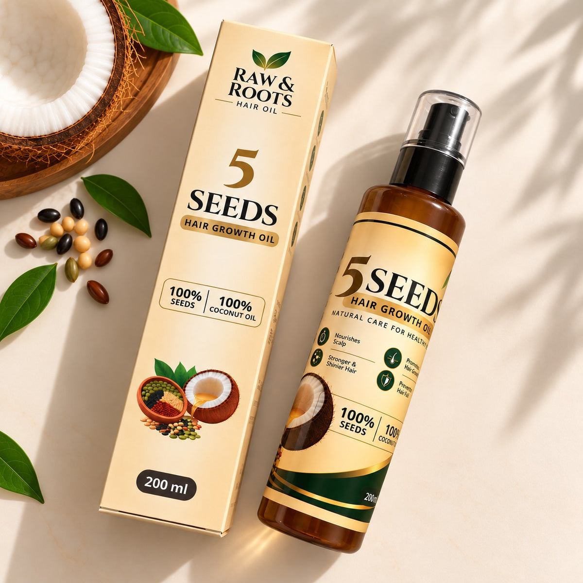 5 Seeds Hair Growth Oil